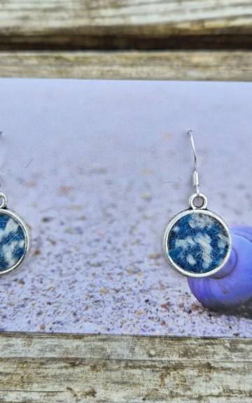 Two Sisters Tweed earrings