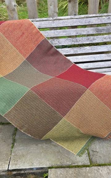 Two Sisters Tweed Throw