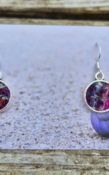 Two Sisters Tweed earrings