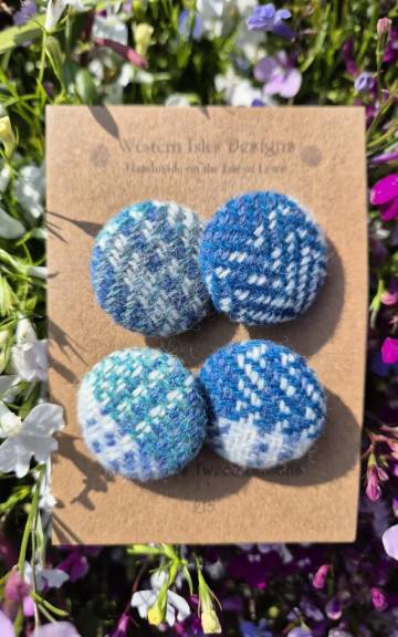 Two Sisters Tweed buttons