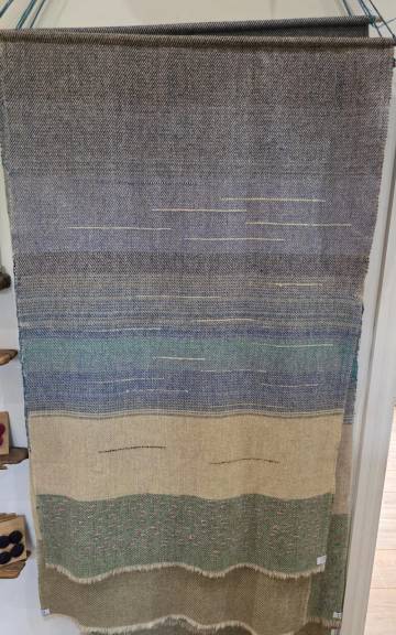 Three Sisters Tweed landscape wall hanging - 1 3