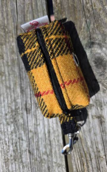 Harris Tweed Bag Holder/ Headphones Case - 6 2