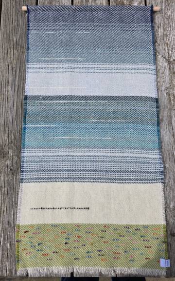Three Sisters Tweeds landscape wall hanging