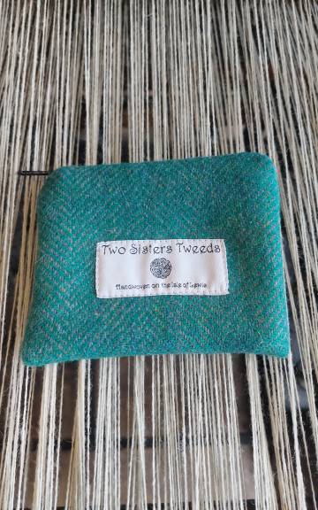 Two Sisters Tweed Zip Purse