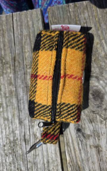 Harris Tweed Bag Holder/ Headphones Case - 2 2