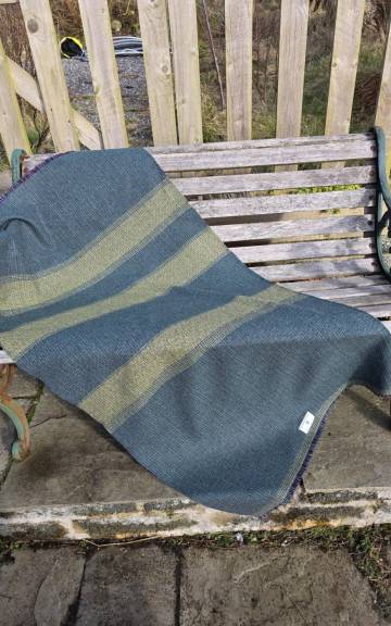 Two Sisters Tweed Throw Lambswool