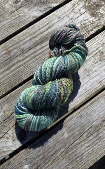 Hand-Dyed Yarn: 100% Merino, aran - 3