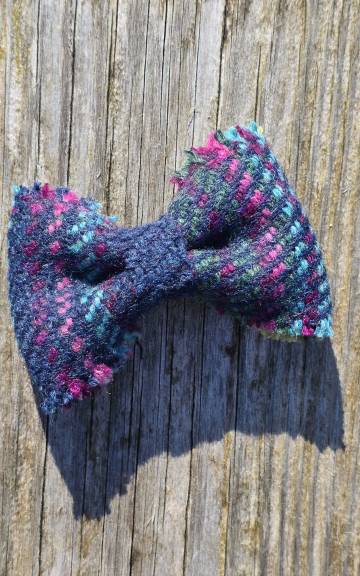 Three Sisters Tweed Hair Barrette