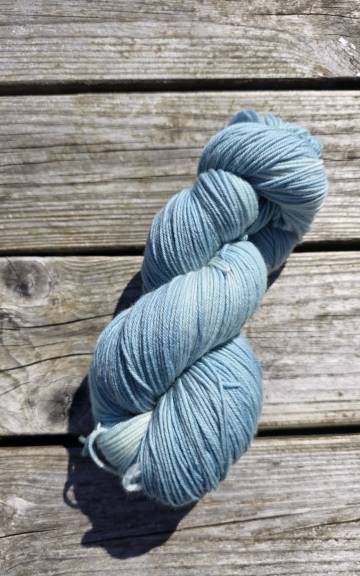 Hand-Dyed Yarn: 100% Merino, 4 ply - 1