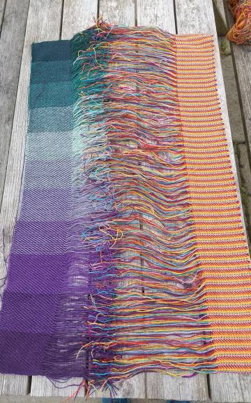 Textile Wall Art - 'tying-in'