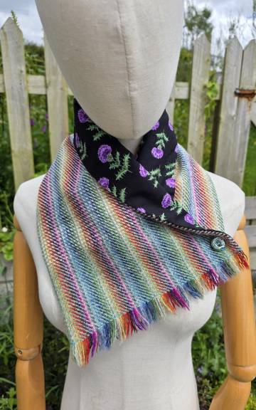 Two Sisters Tweed neck warmer