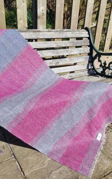 Two Sisters Tweed Throw