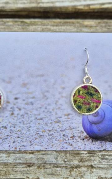 Two Sisters Tweed Aurora earrings