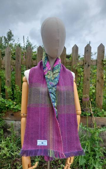 Three Sisters Tweed Scarf - Aurora