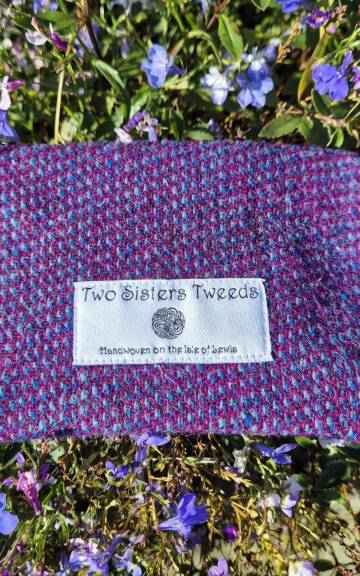 Two Sisters Tweed Zip Purse