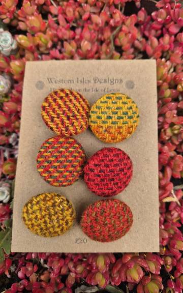 Two Sisters Tweed buttons - 7