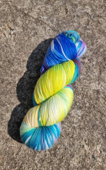 Hand-Dyed Yarn: 100% Merino, 4 ply