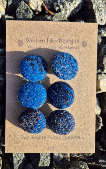 Two Sisters Tweed buttons
