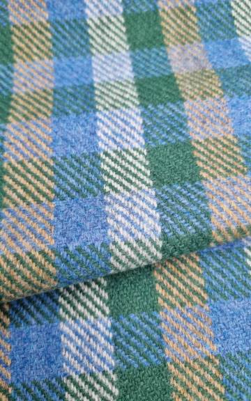 Two Sisters Tweed Fabric - land rover inspired check