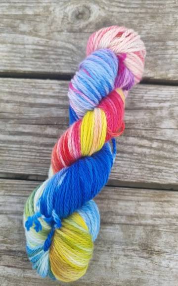 Hand-Dyed Yarn: 100% Merino, aran
