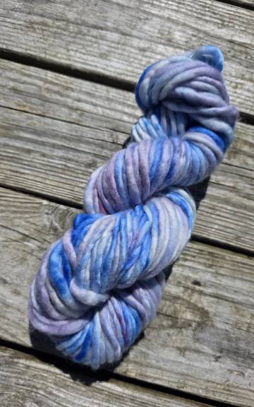 Hand-Dyed Yarn: 100% Merino, chunky - 1