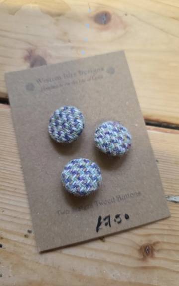 Two Sisters Tweed buttons