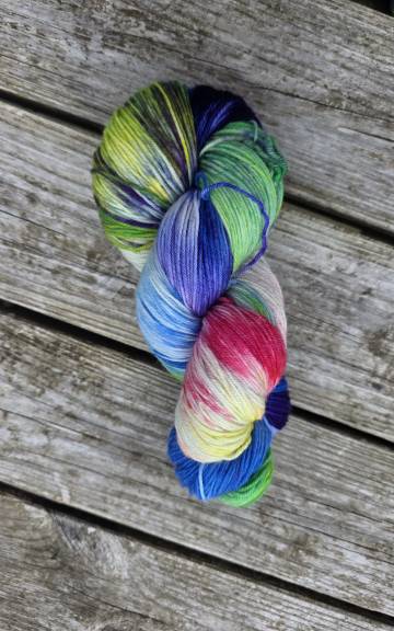 Hand-Dyed Yarn: 100% Merino, 4 ply