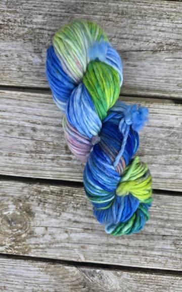 Hand-Dyed Yarn: 100% Merino, chunky - 4 3
