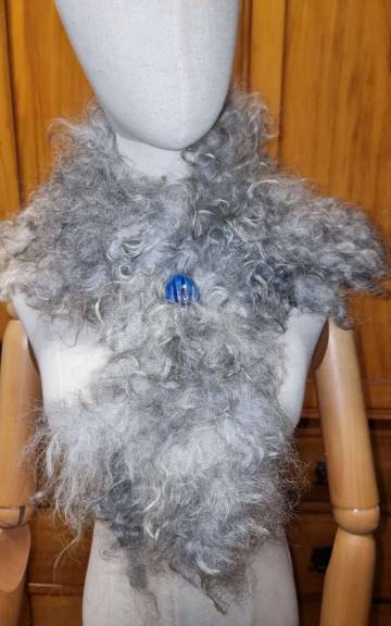 Felted wool collar - gotland