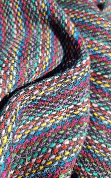 Two Sisters Tweed Fabric - fireworks from 0.25m