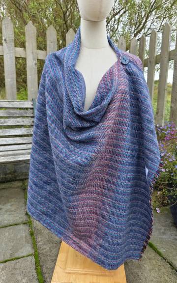 Two Sisters Tweed Shawl