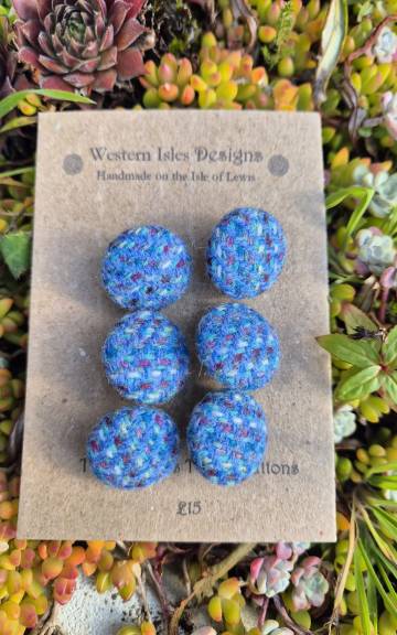 Three Sisters Tweed Buttons