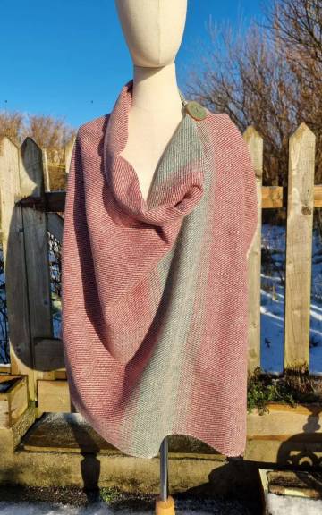 Two Sisters Tweed Shawl Lambswool