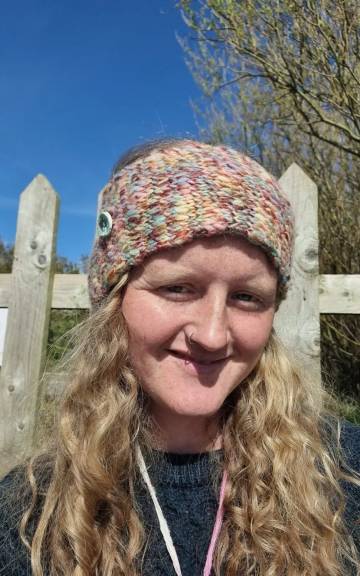 Hand Knitted merino headband