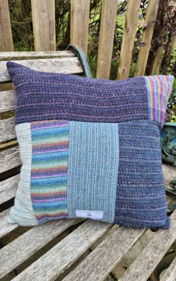 Two Sisters Tweeds cushion cover