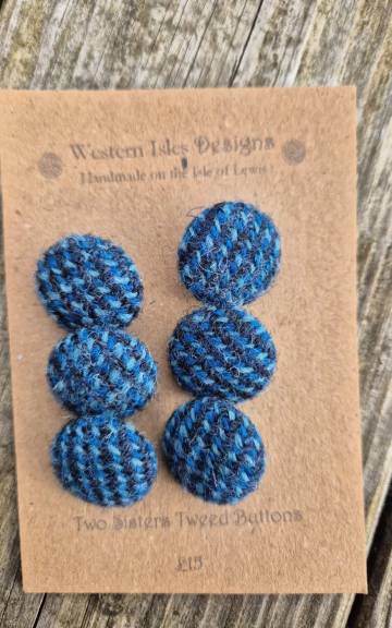 Two Sisters Tweed buttons