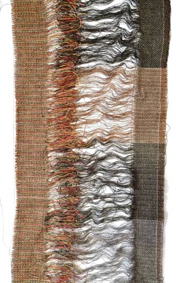 Textile Wall Art - 'tying-in'