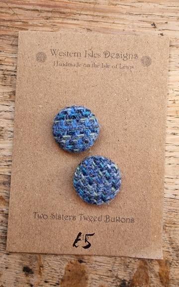 Three Sisters Tweed Buttons - 1 2