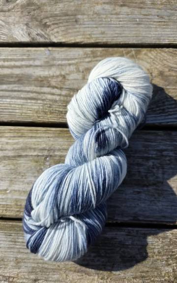 Hand-Dyed Yarn: 100% Merino, 4 ply