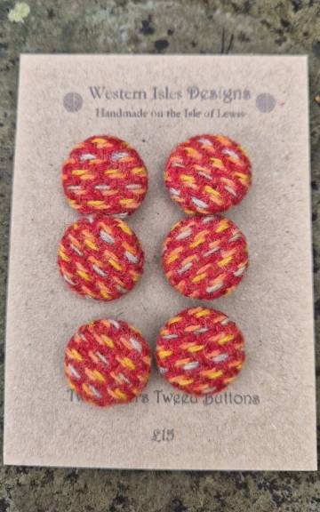 Two Sisters Tweed buttons