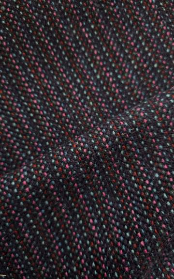 Two Sisters Tweed Fabric - navy retreat