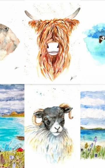 Greetings cards pack of 6 - My Artwork