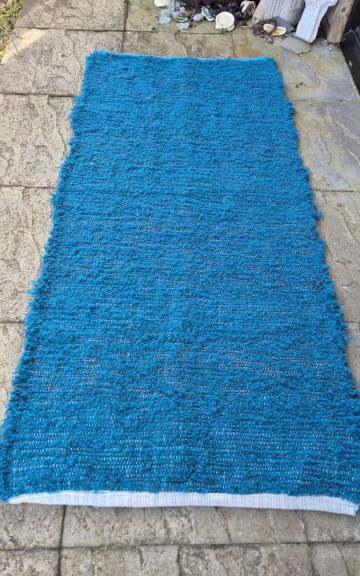 Handwoven pure wool rug