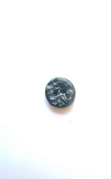 Ceramic button raku fired