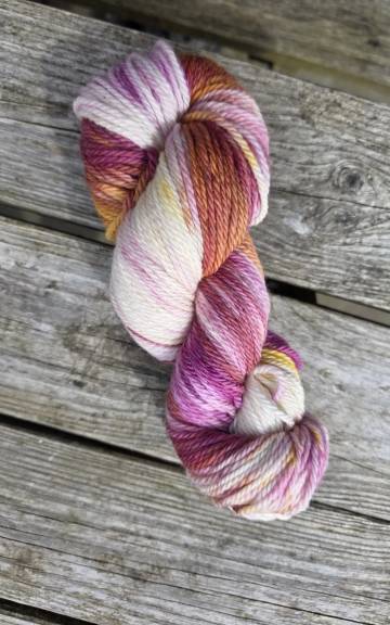 Hand-Dyed Yarn: 100% Merino, aran