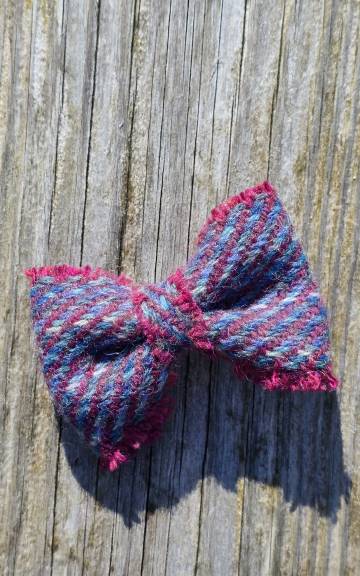 Three Sisters Tweed Hair Barrette
