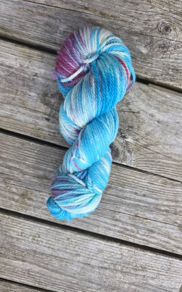Hand-Dyed Yarn: 100% Merino, aran