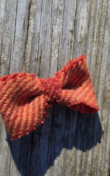 Three Sisters Tweed Hair Barrette