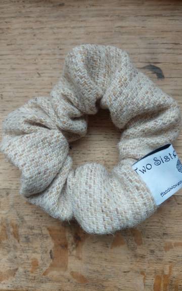 Three Sisters Tweed hair scrunchie