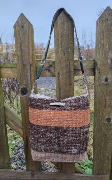 Two Sisters Tweed shoulder bag